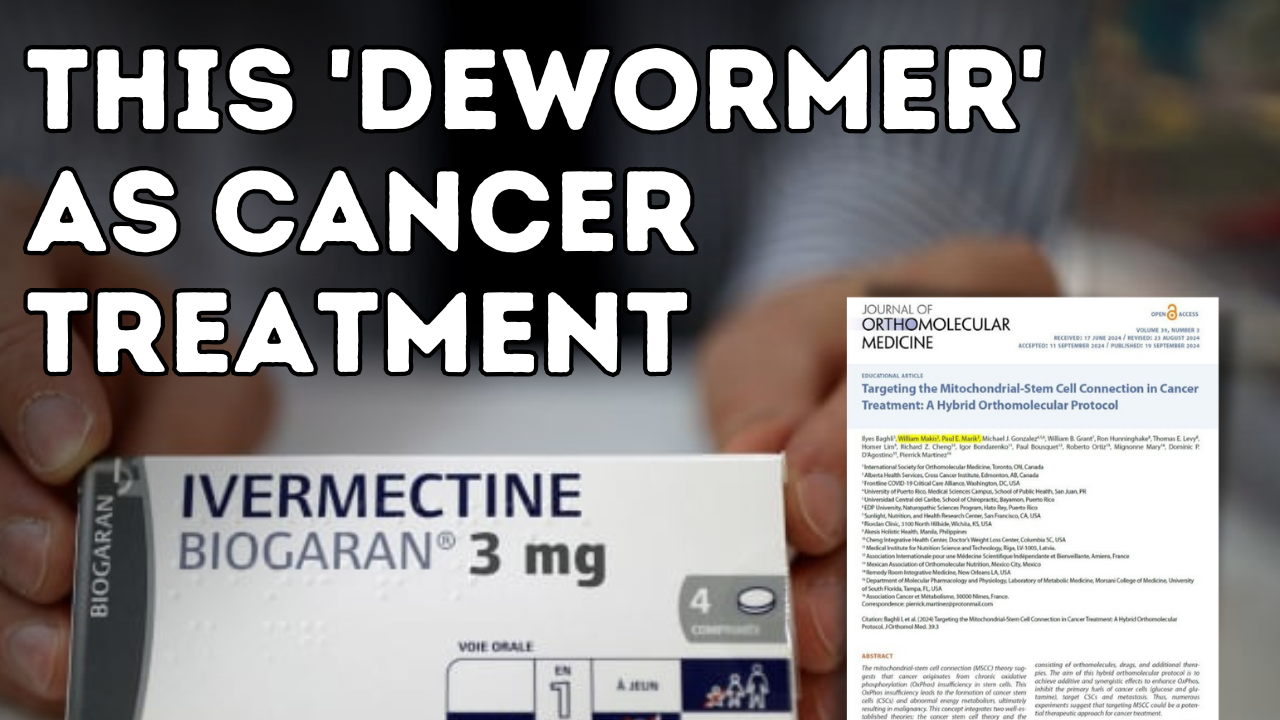 Newly Published Study: ‘Dewormer’ as a Potential Cancer Cure